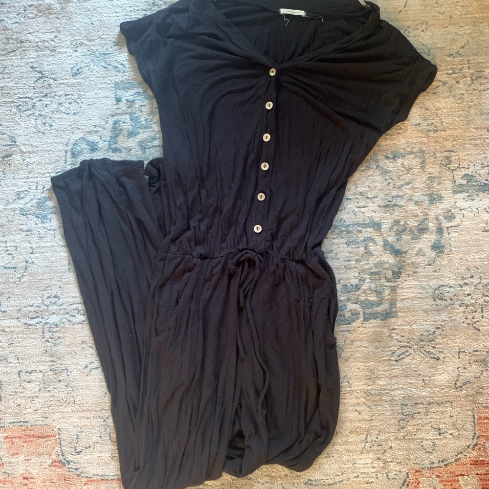 Piper and Scoot Black Jumpsuit